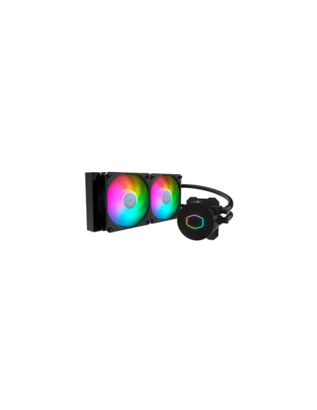 COOLER MASTER DISSIPATORE A LIQUIDO MASTERLIQUID 240 CORE II SKT UNIVERSALE 2X120MM ARGB FANS BIANCO