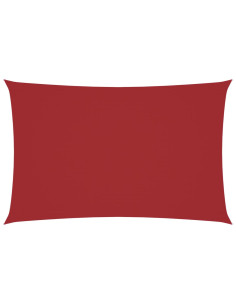 Parasole a Vela Oxford Rettangolare 2x4,5 m Rosso