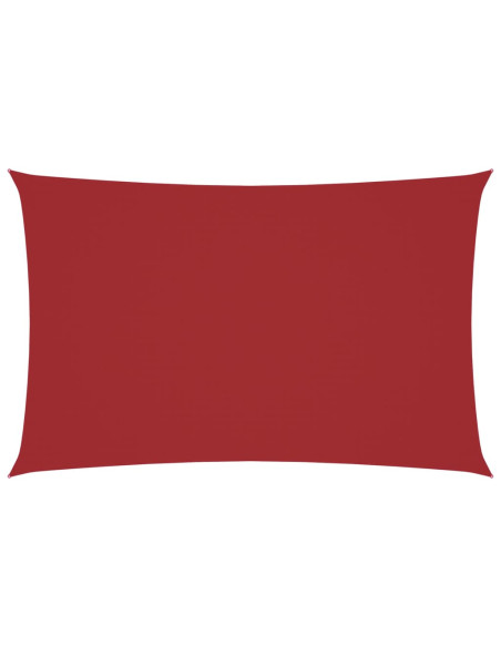 Parasole a Vela Oxford Rettangolare 2x4,5 m Rosso