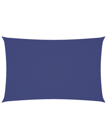 Parasole a Vela Oxford Rettangolare 2x4,5 m Blu