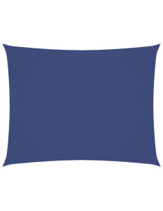 Parasole a Vela Oxford Rettangolare 3,5x4,5 m Blu