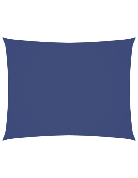 Parasole a Vela Oxford Rettangolare 3,5x4,5 m Blu