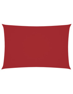 Parasole a Vela Oxford Rettangolare 2x4 m Rosso