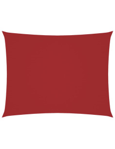 Parasole a Vela Oxford Rettangolare 3,5x5 m Rosso