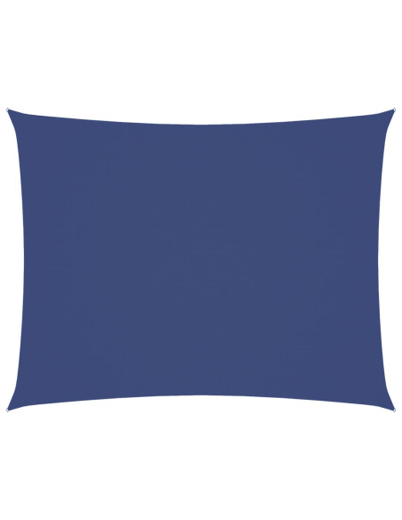 Parasole a Vela Oxford Rettangolare 6x8 m Blu