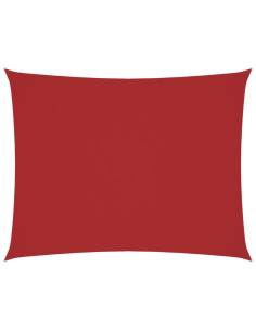 Parasole a Vela Oxford Rettangolare 2x3,5 m Rosso