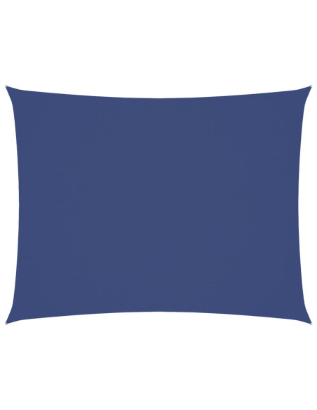 Parasole a Vela Oxford Rettangolare 5x6 m Blu