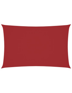 Parasole a Vela Oxford Rettangolare 2x5 m Rosso