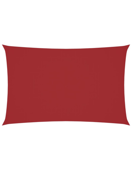 Parasole a Vela Oxford Rettangolare 2x5 m Rosso