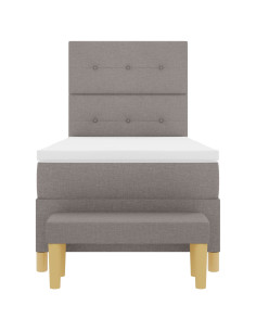 Letto a molle con materasso Talpa 80 x 200 cm Tessuto 2