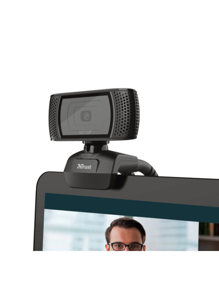 Trust Trino webcam 8 MP 1280 x 720 Pixel USB 2.0 Nero