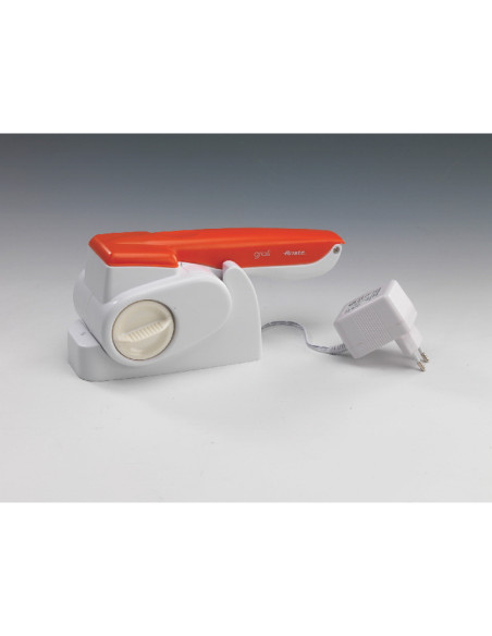 Ariete 440 Gratì - Grattugia elettrica senza filo - batteria ricaricabile - rullo in Acciaio Inox - Arancione