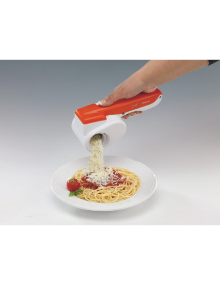 Ariete 440 Gratì - Grattugia elettrica senza filo - batteria ricaricabile - rullo in Acciaio Inox - Arancione