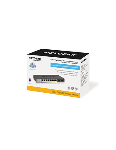 NETGEAR GS110TP Gestito L2/L3/L4 Gigabit Ethernet (10/100/1000) Supporto Power over Ethernet (PoE) Grigio