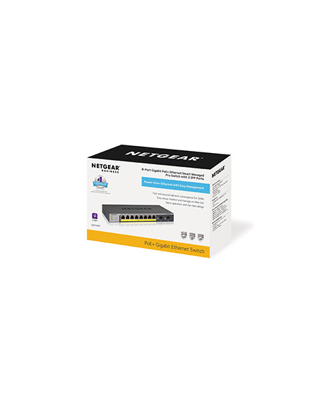 NETGEAR GS110TP Gestito L2/L3/L4 Gigabit Ethernet (10/100/1000) Supporto Power over Ethernet (PoE) Grigio