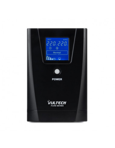 Vultech UPS1500VA-PURE gruppo di continuità (UPS) A linea interattiva 1,5 kVA 1200 W 3 presa(e) AC
