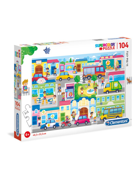 Clementoni In the City Puzzle 104 pz Città