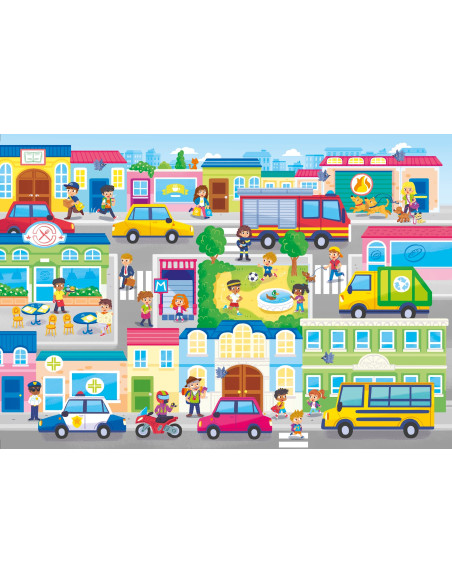 Clementoni In the City Puzzle 104 pz Città