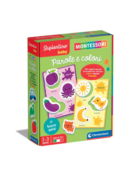 Clementoni Sapientino Montessori Parole e Colori