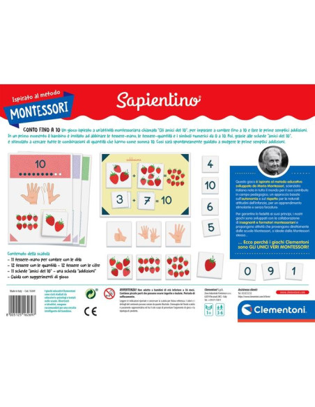 Clementoni Montessori - Conto fino a 10