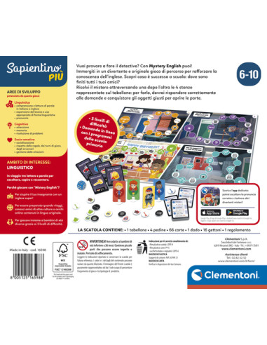 Clementoni Sapientino Più Mistery English