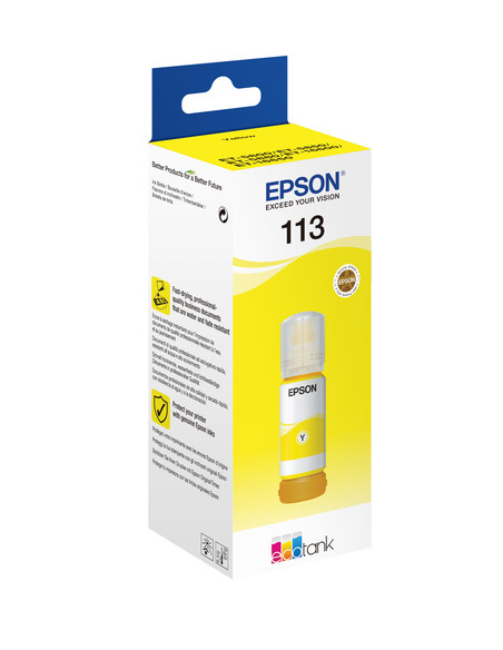 Epson 113 EcoTank Pigment Yellow ink bottle