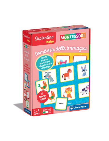 Clementoni Montessori Tombola delle immagini