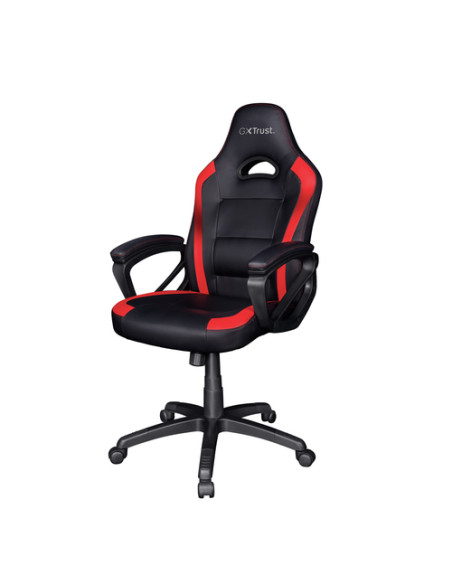 Trust GXT 701 Ryon Sedia per gaming universale Seduta imbottita Nero, Rosso