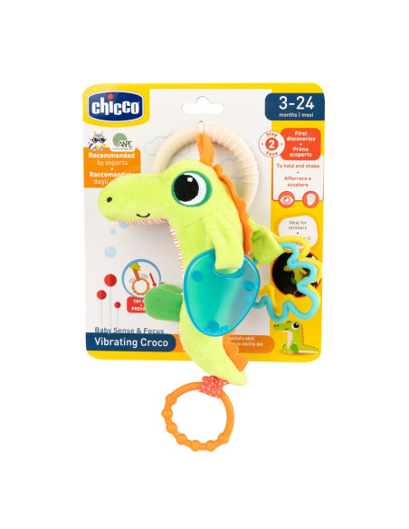 Chicco Crocodile Rattle giocattolo da appendere per bambini