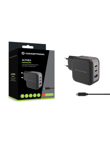 Conceptronic ALTHEA17B Caricabatterie per dispositivi mobili Universale Nero AC Ricarica rapida Interno