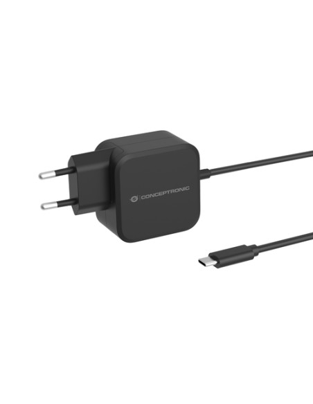Conceptronic OZUL04BE Caricabatterie per dispositivi mobili Universale Nero AC Interno