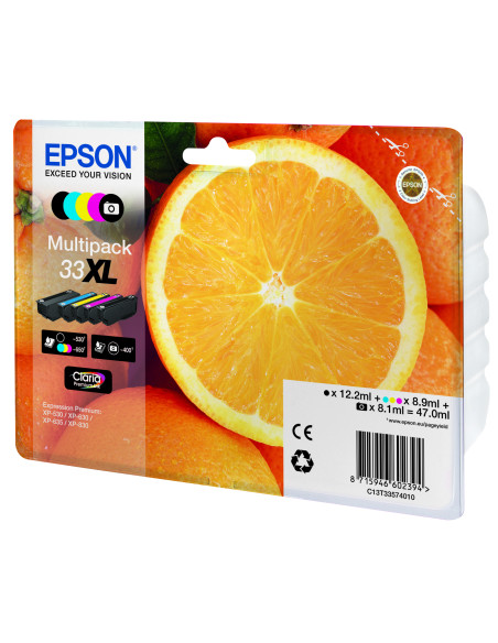 Epson Oranges Multipack 5-colours 33XL Claria Premium Ink