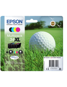 Epson Golf ball Multipack 4-colours 34XL DURABrite Ultra Ink 2