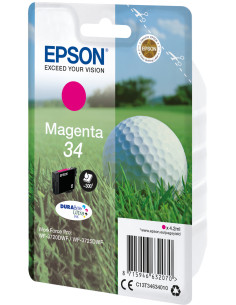 Epson Golf ball Singlepack Magenta 34 DURABrite Ultra Ink 2
