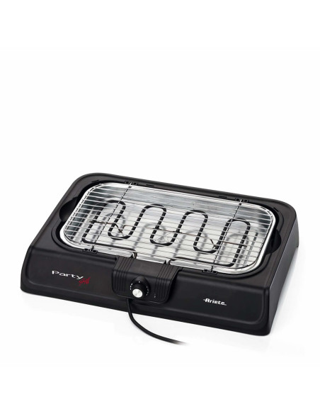 Ariete 723 Party Grill - barbecue elettrico. Potenza 2000W. Cottura lenta e rapida. Per carne, verdura e pesce. Dotata di vassoi