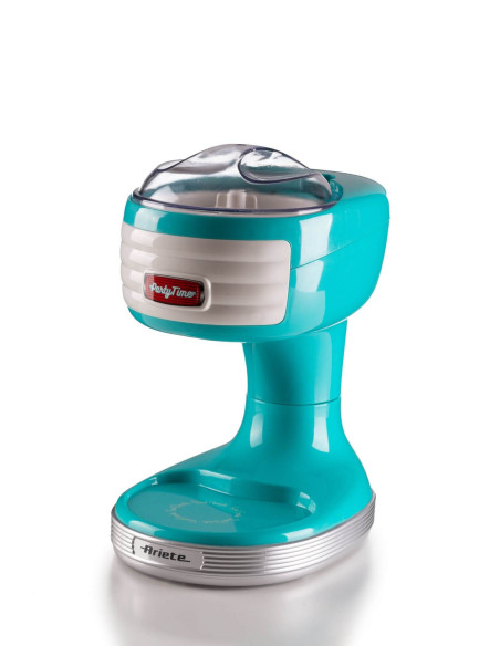 Ariete 76 Ice Crusher Party Time, Macchina per tritare il ghiaccio, 30 W, Cestello tritaghiaccio removibile, Lame in acciaio ino