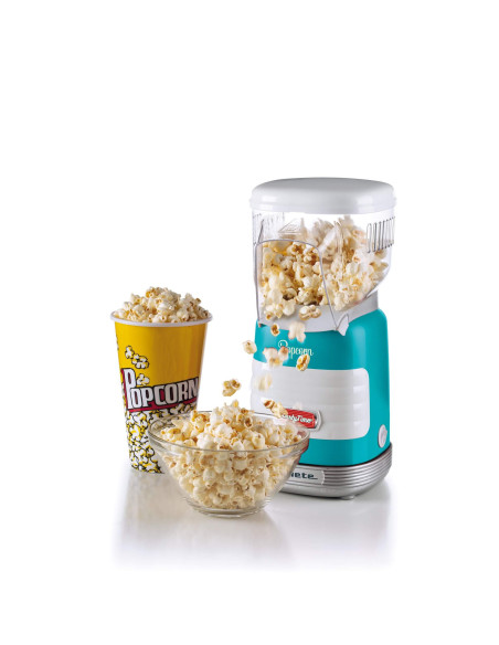 Ariete 2956, Pop Corn Party Time, Macchina per Pop Corn, Scoppia 60gr di Mais per Pop Corn in 2 minuti con Aria Calda, Senza Gra