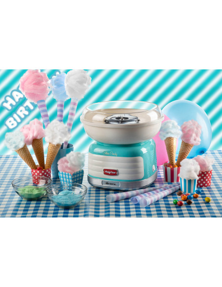 Ariete 2973 - Cotton Candy Party Time - Macchina per Zucchero Filato compatibile con zucchero semolato e caramelle dure - 500 Wa