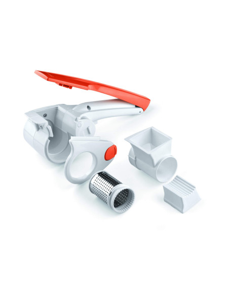Ariete 447 Gratì 2.0 - Grattugia elettrica ricaricabile senza filo - 1 kg di formaggio con una ricarica - Rullo Acciaio Inox - 