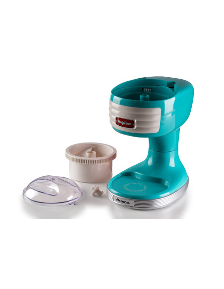Ariete 76 Ice Crusher Party Time, Macchina per tritare il ghiaccio, 30 W, Cestello tritaghiaccio removibile, Lame in acciaio ino