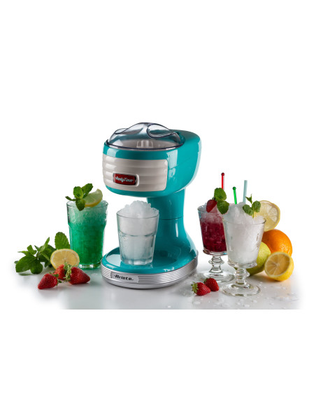 Ariete 76 Ice Crusher Party Time, Macchina per tritare il ghiaccio, 30 W, Cestello tritaghiaccio removibile, Lame in acciaio ino