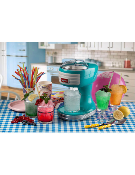 Ariete 76 Ice Crusher Party Time, Macchina per tritare il ghiaccio, 30 W, Cestello tritaghiaccio removibile, Lame in acciaio ino