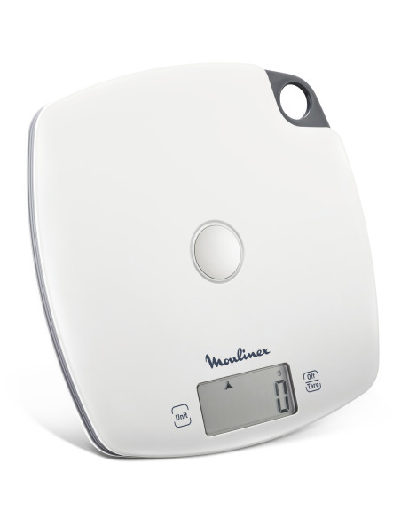 Moulinex BN1000 Grigio, Bianco Quadrato Bilancia da cucina elettronica