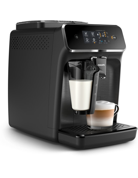 Philips 2200 series LatteGo EP2230/10 Macchina da caffè automatica, 4 bevande, cappuccinatore, 1.8 L, macine in ceramica