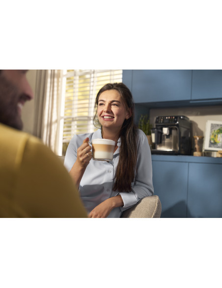 Philips 2200 series LatteGo EP2230/10 Macchina da caffè automatica, 4 bevande, cappuccinatore, 1.8 L, macine in ceramica