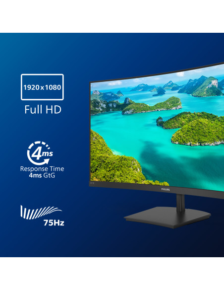 Philips E Line 241E1SC/00 LED display 59,9 cm (23.6") 1920 x 1080 Pixel Full HD Nero
