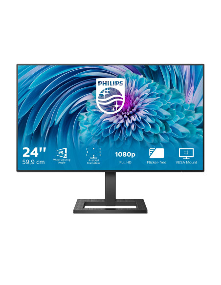 Philips E Line 241E2FD/00 LED display 60,5 cm (23.8") 1920 x 1080 Pixel Full HD Nero
