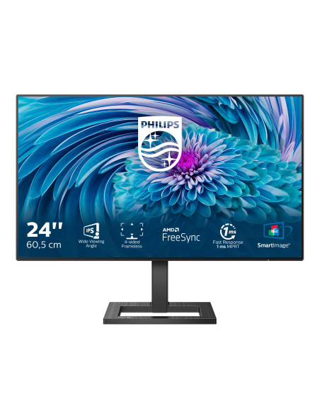 Philips E Line 242E2FA/00 Monitor PC 60,5 cm (23.8") 1920 x 1080 Pixel Full HD LCD Nero