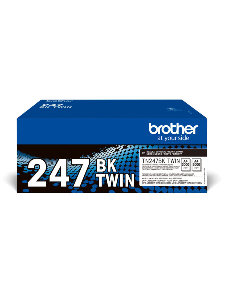 Brother TN-247BKTWIN cartuccia toner 2 pz Originale Nero