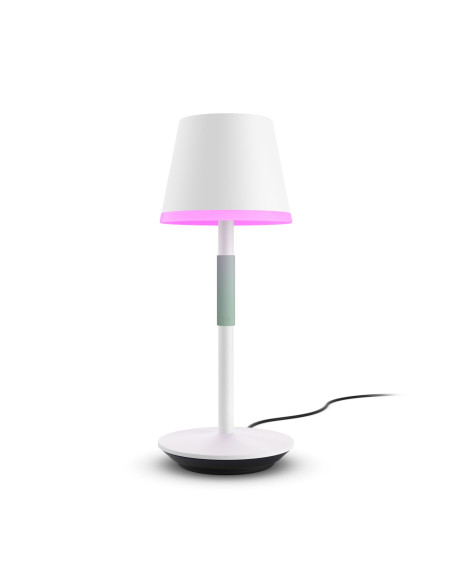 Philips Hue White and Color ambiance Go Lampada Smart da Tavolo Ricaricabile Bianca Wireless